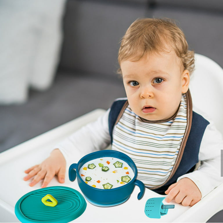 Upward Baby Led Weaning Supplies - Suction Plates for Baby - Spoons Self  Feeding 6 months Suction Bowls Silicone Plates - Toddler Plates Bowls Self