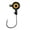 D, variant on 10 Pcs Fishing Jig Heads 1 Inch Round Ball Design for Freshwater Crappie, Weedless Bottom Bouncing Jigs with Sickle Hooks for Bass Trout Panfish Bluegill, River Lake Pond Fishing, Fishing