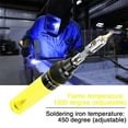 thumbnail image 3 of Soldador por soplado de gas, Soldador inalámbrico por soplado de gas butano Pistola de soldadura por soplado de gas Rendimiento sólido, 3 of 8