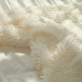 thumbnail image 5 of Ultra Soft Plush Throw Blanket, Fuzzy Faux Rabbit Fur Throws, Luxury Cozy Fluffy Blankets for Sofa, Couch, Living Room Decor, Warm Gift for Women 51X63 Inches （White）, 5 of 6