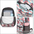 thumbnail image 4 of 17 Inch Lightweight Backpack,PVC Waterproof Oxford Fabric, Ergonomically Designed, with Large Capacity, Camouflage Print, 4 of 5