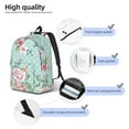 thumbnail image 5 of Daiia Vintage Floral Vintage Canvas Backpack for Men and Women ,Hiking Backpack,Travel Laptop Bag for School,Large Capacity Backpack, 5 of 8