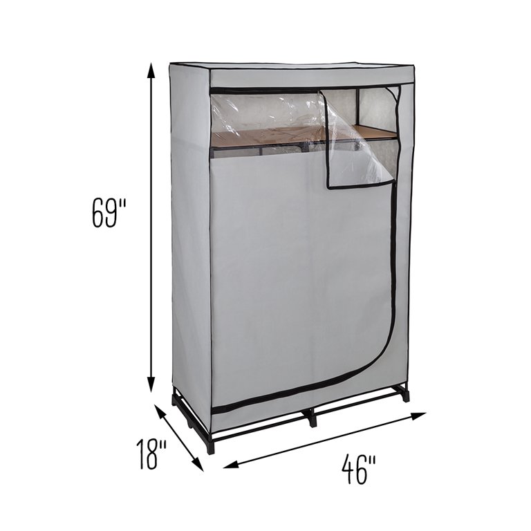 Free Shipping! Honey Can Do 46-Inch Wide Portable Wardrobe Closet 