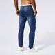 thumbnail image 5 of Pantalones de mezclilla ajustados para hombre, estilo casual, con bolsillos, perforados y estampados de lunares, color liso, elásticos, de pierna corta, 5 of 9