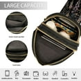 thumbnail image 3 of FORMRS Womens Crossbody Sling Bag Travel Daypack Shoulder Chest Backpack, Dark Flowers Pattern, 3 of 7