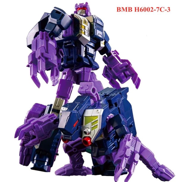 Figura de acción transFormable G1 para niño y niña, nuevo Modelo 5 en 1 de dinosaurio rojo, Robot GT Devastator, regalo para niños