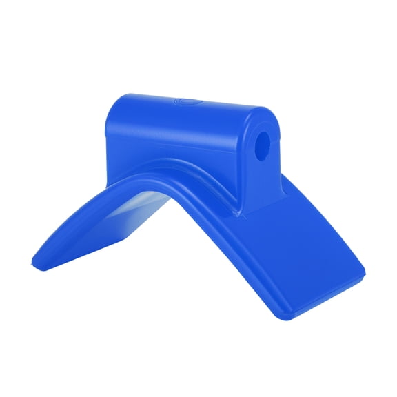 Unique Bargains 3" Boat Trailer V Bow Stop, 1/2" Shaft V Shape Boat Trailer Roller Bow Stop, Durable Polyurethane for Smooth Support, Blue