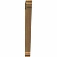 thumbnail image 2 of Ekena Millwork 3 1/2"W x 32"D x 36"H Traditional Traditional Smooth Bracket, Western Red Cedar, 2 of 13