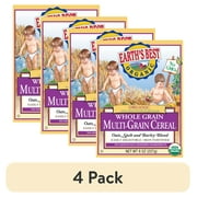 (4 pack) Earth's Best Organic Infant Cereal, Whole Multi-Grain, 8 oz. Box