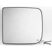 APA Replacement for Towing Mirror Glass Upper Part Power Heated 2009 - 2022 RAM R1500 R2500 R3500 Driver Left Side 68067727AA CH1324127
