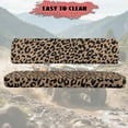 thumbnail image 4 of Uorisanigo Leopard Print Mule Seat Cover Compatible with Kawasaki Mule 3000 3010 3020 UTV Front Bench Seat Cover Windproof All Weather Replacement UTV Accessories for All Seasons, 4 of 7
