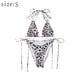 thumbnail image 2 of Bikini sexy Traje de baño dividido para mujer Bikini de piscina de playa de verano, 2 of 6