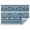 Blue Geometric Triangle, variant on Blue Leaf Shaped Floral Pattern Rectangle Tablecloth 60"x84",Waterproof Polyester Rectangle Table Cloth, Wipeable Spillproof Polyester Tablecloth for Dining, Camping, Indoor and Outdoor