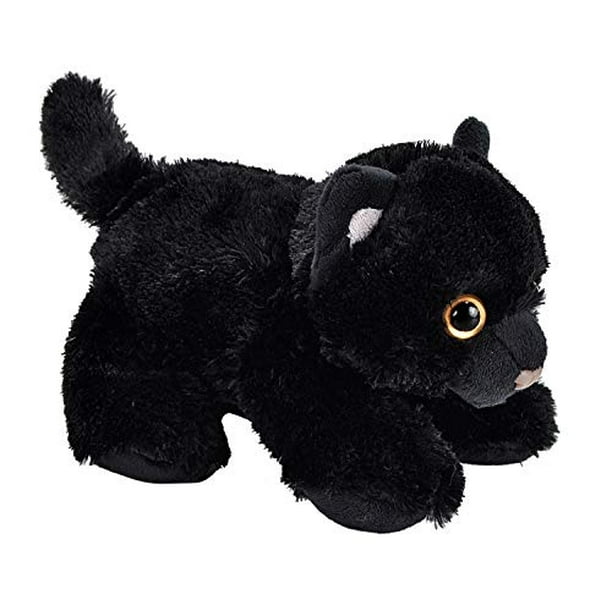 Wild Republic Black Cat Peluche, Peluche, Juguete de Peluche, Regalos para Niños, Hug'Ems Wild Republic WILD REPUBLIC