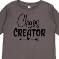 thumbnail image 4 of Inktastic Baby Chaos Creator Design with Heart Arrow Boys or Girls Long Sleeve Toddler T-Shirt, 4 of 5