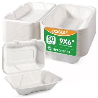 Hefty ECOSAVE 1-Compartment Hinged Lid Container (9