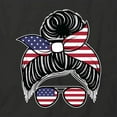 thumbnail image 2 of Messy Bun T-Shirt | Cute Hairstyle Black Tee Gift, 2 of 5
