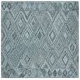 thumbnail image 2 of SAFAVIEH Abstract Keigh Geometric Area Rug, Blue/Black, 6' x 6' Square, 2 of 8