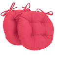 thumbnail image 2 of Coussins de Chaise Ronds en Sergé Uni 16 Pouces (Ensemble de 2), 2 of 4
