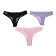 thumbnail image 2 of Tangas Secret Treasure para Dama Encaje Varios Colores 3 Piezas Talla EG, 2 of 4