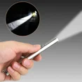 thumbnail image 4 of Pocket Portable Super Bright Led Usb Rechargeable Pen Stainless Steel Torch Lamp, 4 of 6