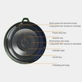 thumbnail image 5 of Newly Portable Bluetooth Speaker, IP67 Waterproof Small Shower Speaker Wireless Bluetooth with Loud Sound, Mic- for Carabiner, Beach, Camping, Hiking, Pool, Great Gift, 5 of 9