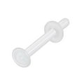 thumbnail image 1 of Bague de Retenue en Verre Transparent Invisible Pyrex Labret Clou Perçage Ventre Nez Oreille C0i8, 1 of 7