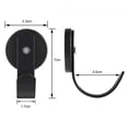 thumbnail image 2 of Magnetic Wall Hook - No Drilling, for Kitchen, Office, Garage, Holds Keys, Utensils, 4.5cm, 2 of 7