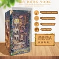 thumbnail image 3 of Kit de rincón para libros de bricolaje Spilay Magical Night Alley con luces LED, 3 of 8