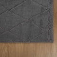 thumbnail image 4 of Luxe Weavers Moroccan Diamond Charcoal 2x7 Hallway Runner Rug, 4 of 8