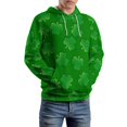 thumbnail image 4 of St Patricks Day Hoodies for Men Women Shamrock Graphic Print Sweatshirt Irish Casual Sweatshirts Tops S, 4 of 6