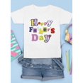 thumbnail image 3 of Happy Father's Day Text T-Shirt Juniors -Image by Shutterstock,  x-Large, 3 of 4