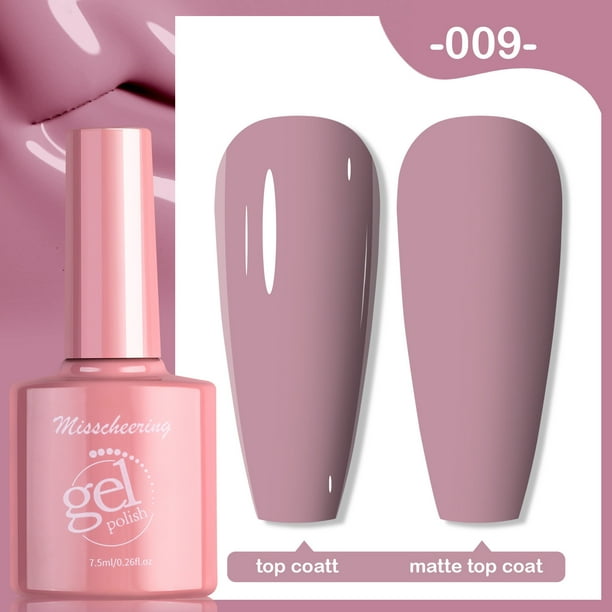 Esmalte de uñas, regalos para mujeres, juego de 12 esmaltes de uñas color crema caramelo macarrón, esmalte de uñas de 7,5 ml, aceites para uñas