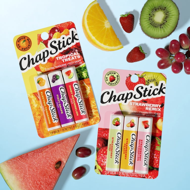 ChapStick Lip Balm Sticks - Tropical Treats Lip Balm Set - 3 Ct