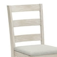 thumbnail image 5 of Hillsdale Furniture Spencer Wood Ladder Back Dining Chair, Set of 2, White Wire Brush, 5 of 5