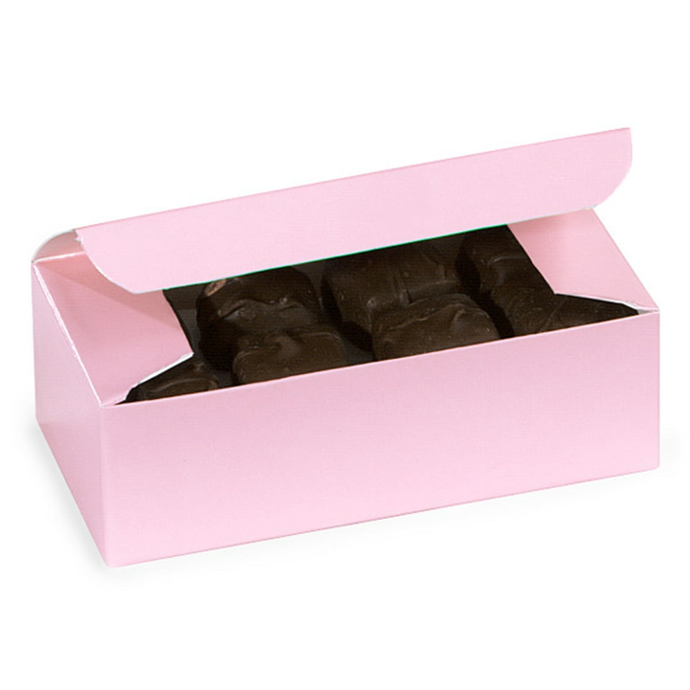 pink candy boxes