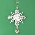 thumbnail image 4 of 12PC Christmas Snowflake Drop Ornament Icicle Christmas Hanging Snowflake Decoration Hanging Snowflakes, 7.9 Inch 2-in-1 Flat and 3D, 4 of 8