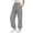 Gray-1, variant on Joggers For Women Lightweight High Waist Inside Drawstring Baggy Sweatpants With Pockets Workout Hiking Sweat Pants