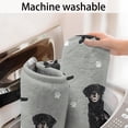 thumbnail image 5 of Black Labrador Bathroom Rugs Mat,Non Slip Microfiber Bathroom Rug,Rubber Backing,Soft Bathroom Mats for Bathroom Floor,Tub and Shower,17x27in(43x68cm), 5 of 5