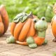 thumbnail image 2 of Jardín creativo otoño calabaza búho tortuga zorro escultura decoración de jardín al aire libre tortuga, 2 of 4