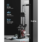 YOSUDA Home Water Rower Machine, 350 lbs Max Weight, with LCD Display