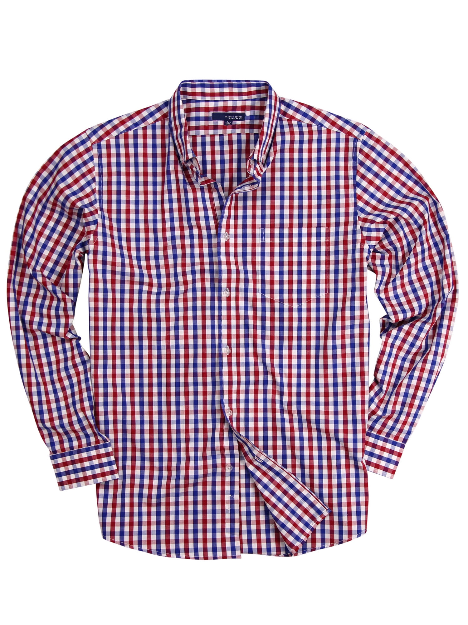 mens red white and blue shirts