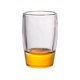 thumbnail image 1 of Vaso de chupito con base de color, 1,5 oz. Vasos transparentes de base gruesa for whisky, tequila, vodka, licores y aguardientes., 1 of 7