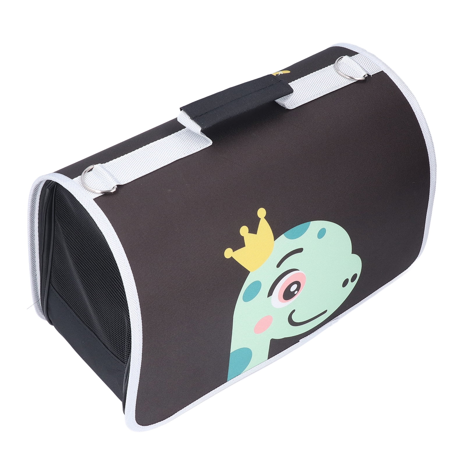 Rupoun Soft Sided Collapsible Portable Pet Carrier Backpack with Shoulder Strap for Small Cats and Dogs, Green Dinosaur, 14.17 x 6.69 x 9.45 inches / 36 x 17 x 24 cm
