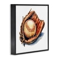 thumbnail image 2 of Stupell Industries Eclectic Glove & Ball in Leather Black Framed Giclee Art, 12 x 12, by Creative Studio, 2 of 8