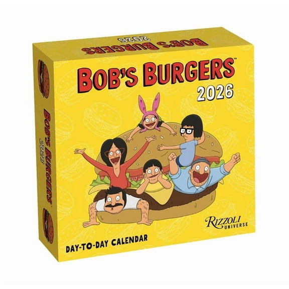 Bob's Burgers 2026 Day-To-Day Calendar, (Paperback)
