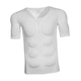 thumbnail image 3 of Camiseta con músculos falsos para hombre, camiseta interior para realzar el cuerpo, ideal para disfraces Halloween y año . mangas cortas, 3 of 8