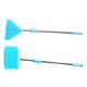 thumbnail image 4 of 2 cepillos de limpieza telescópicos con esponja para acuario, pecera, suministros para el hogar y la tienda (rectangular, triangular, azul cielo)., 4 of 7