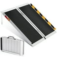 thumbnail image 1 of QinaQin Portable Folding Aluminum Wheelchair Ramp, Non-Slip Threshold Ramp for Home, Curbs, Cars and Scooters, 1 of 8
