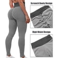 thumbnail image 4 of VITOMOR Women Booty Yoga Pants Ruched High Waisted Butt Lift Textured Leggings Tummy Control Anti Cellulite for Running Gym Weight Loss, 4 of 10